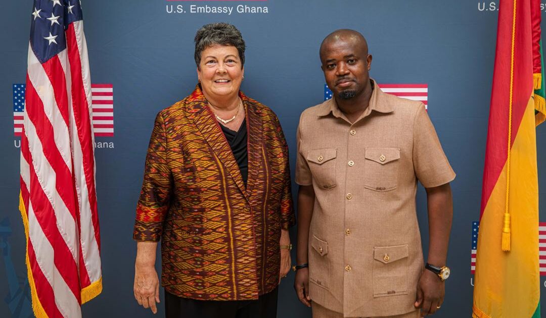 Mr. Godwin Kudzo Tameklo Esq., NPA Chief Executive, and Her Excellency Virginia Palmer, US Ambassador to Ghana